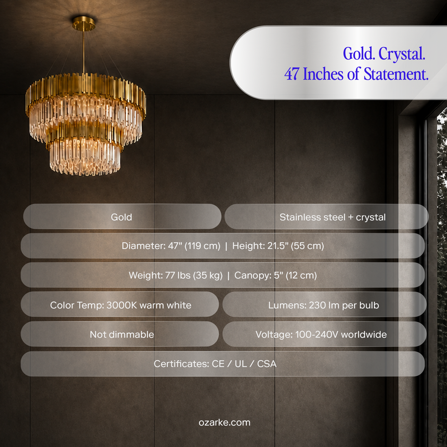 Glamster Crystal Chandelier