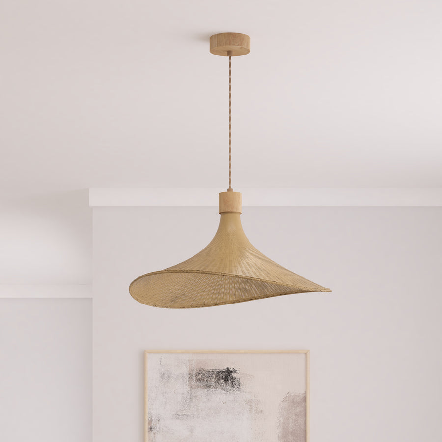 Avery Rattan Pendant Light