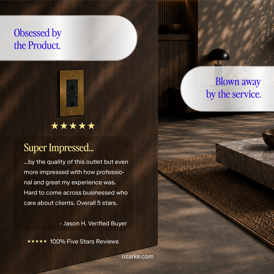 Brass Power Outlet