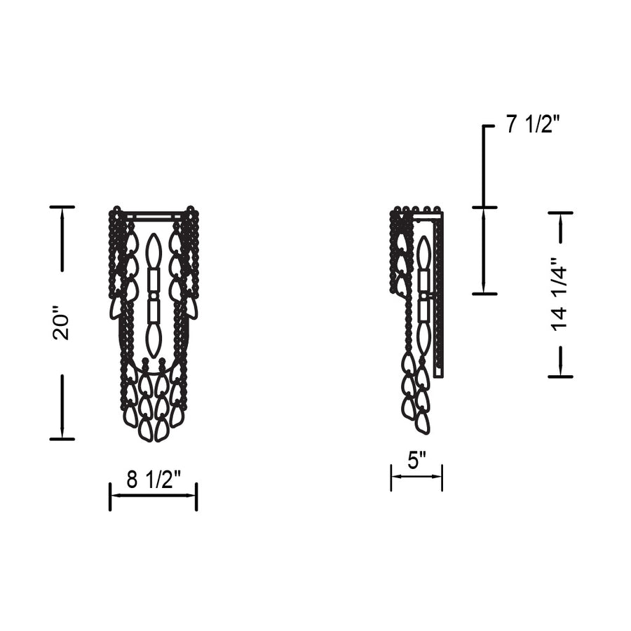 Farfalle Wall Sconce