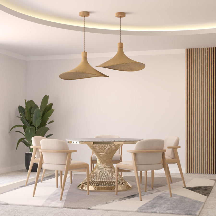 Avery Rattan Pendant Light