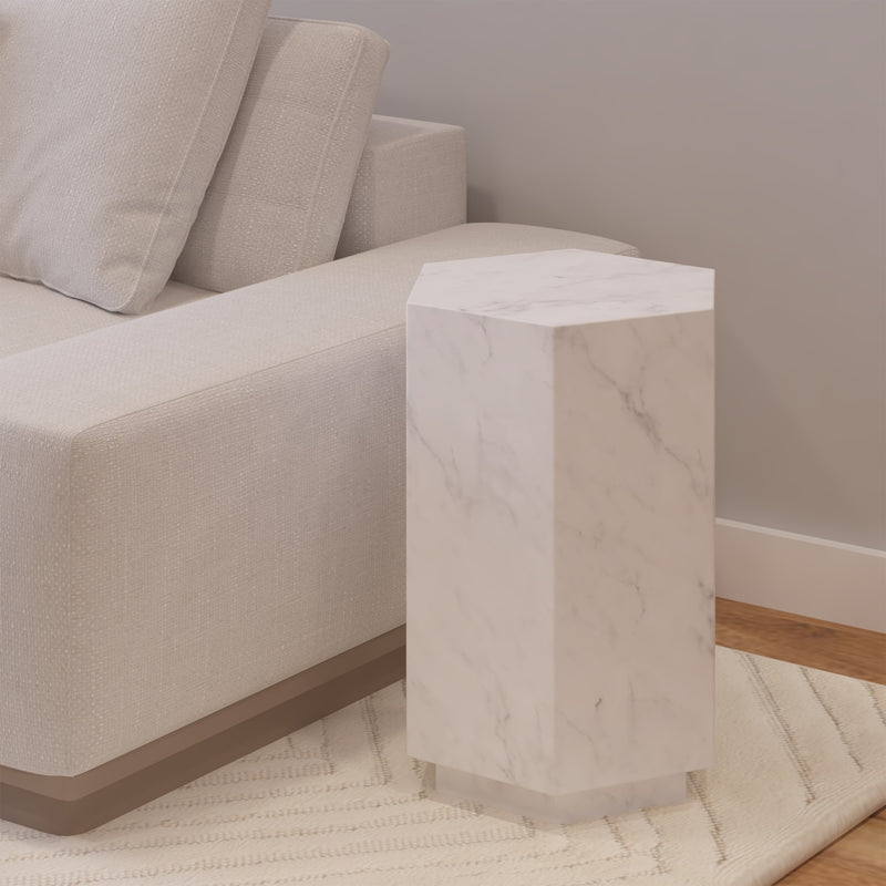 Giulia Italian Carrara Side Table