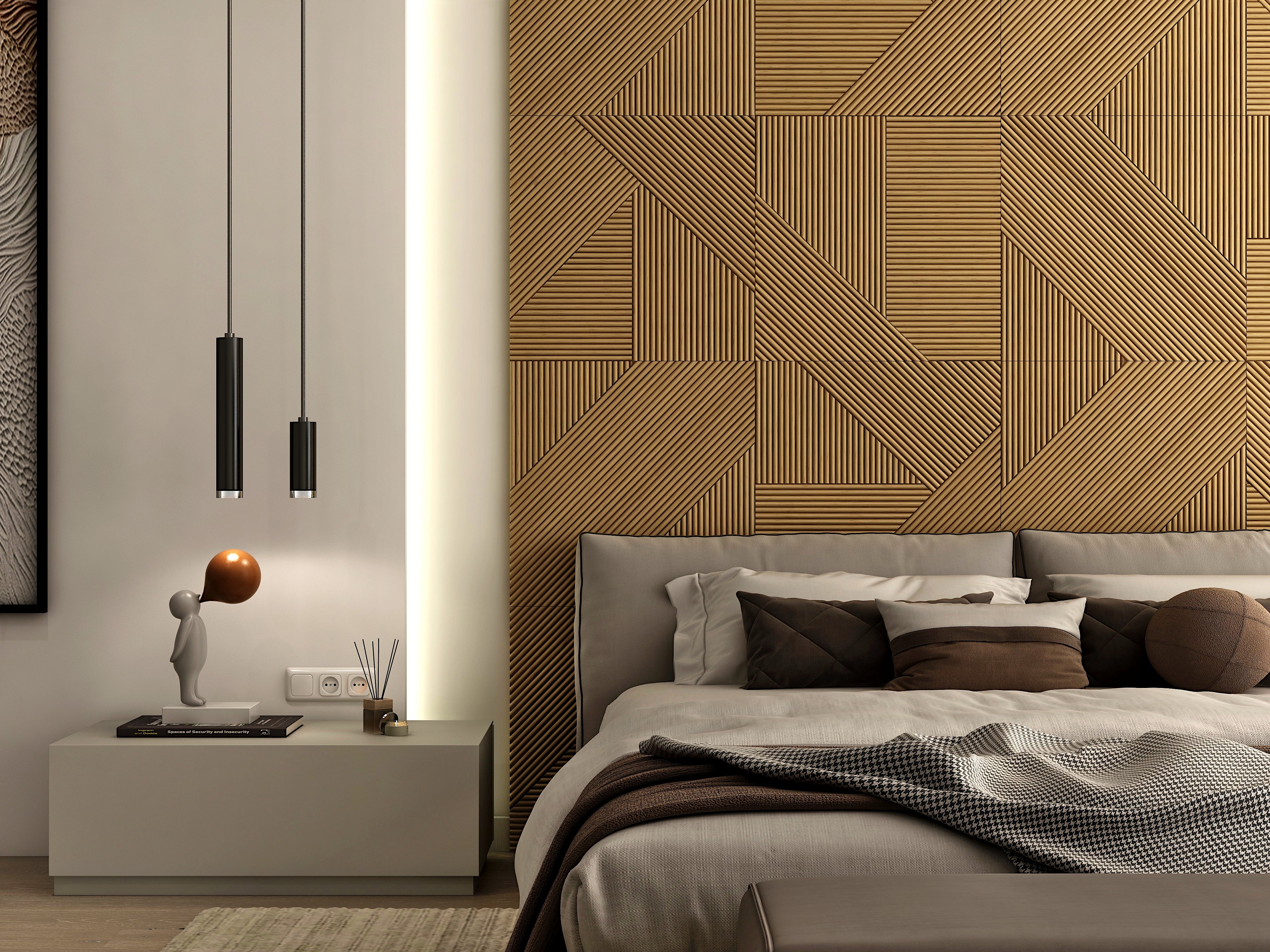 Modern Solid Wood Panel