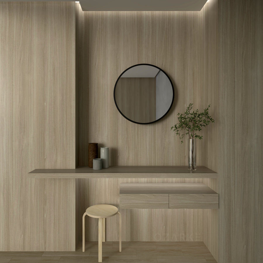Lumière de miroir infini de cercle 3D