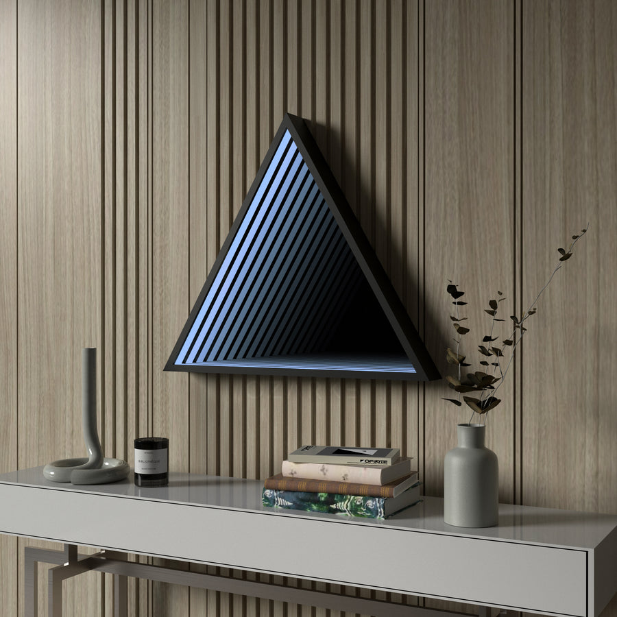 3D Triangle Mirror Light