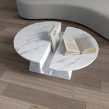 Table basse italienne Carrara Girare 