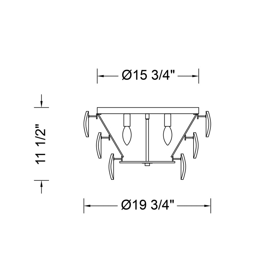 Uroko Flush Mount