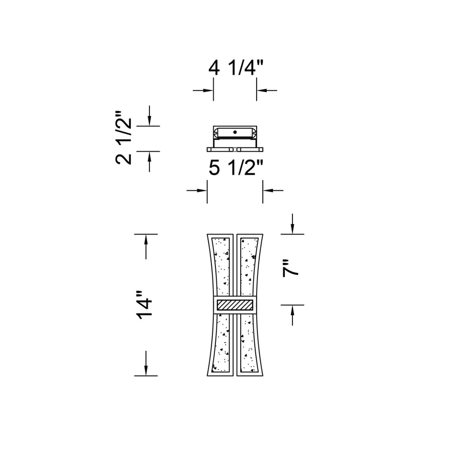 Dos Wall Sconce