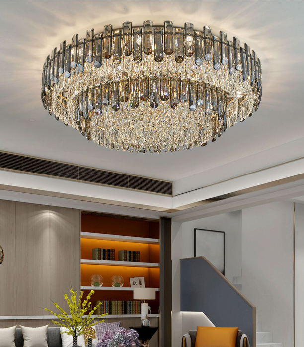 Golden Halo Chandelier