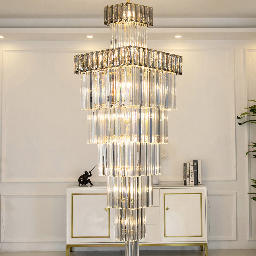 Luxurious Smoky Chandelier