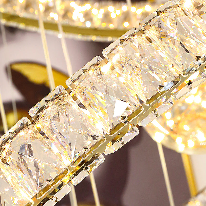 Golden Vortex Chandelier