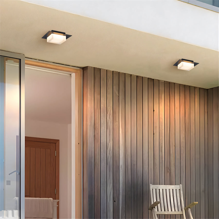 Foursquare Flush Mount