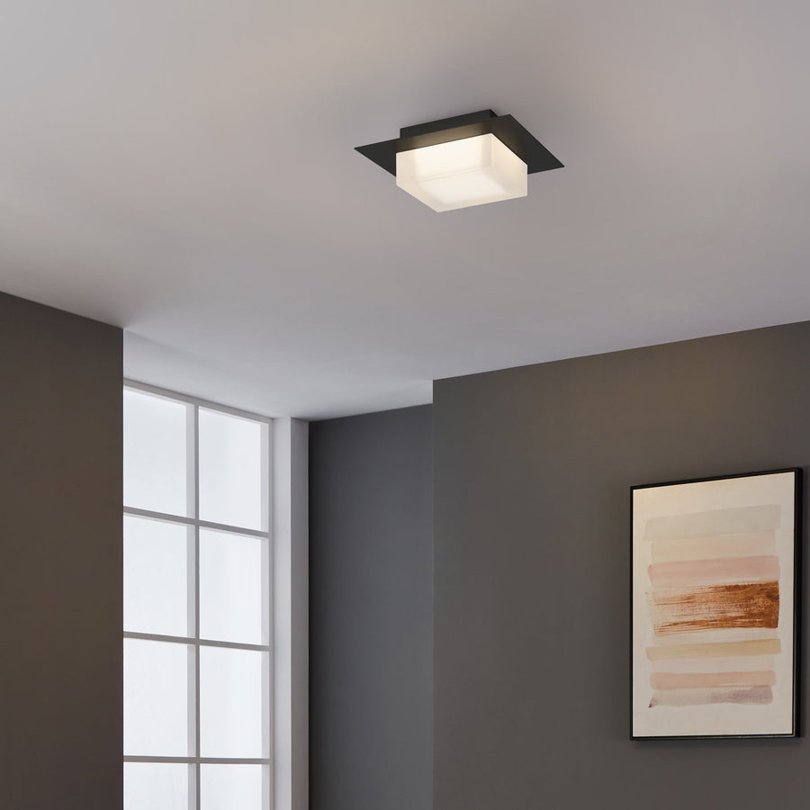 Foursquare Flush Mount