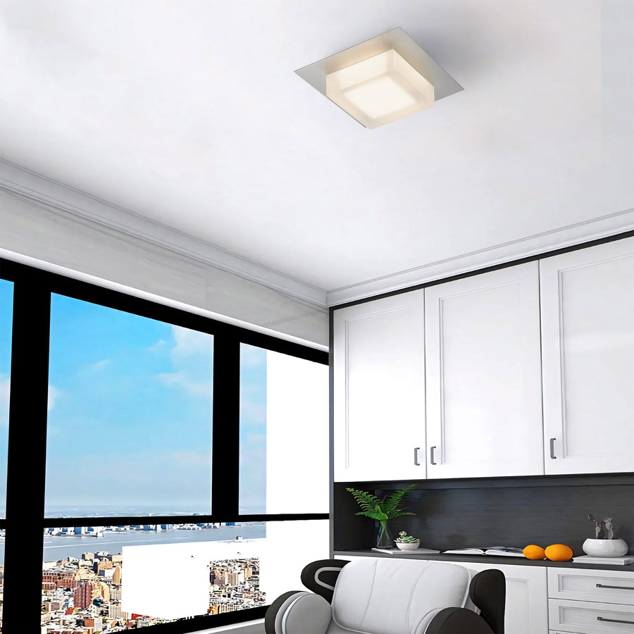 Foursquare Flush Mount