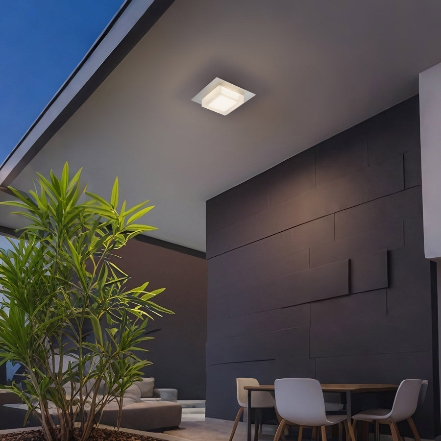 Foursquare Flush Mount
