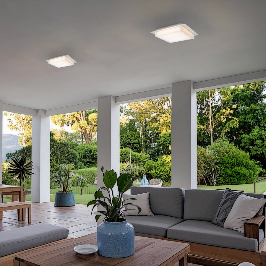 Foursquare Flush Mount