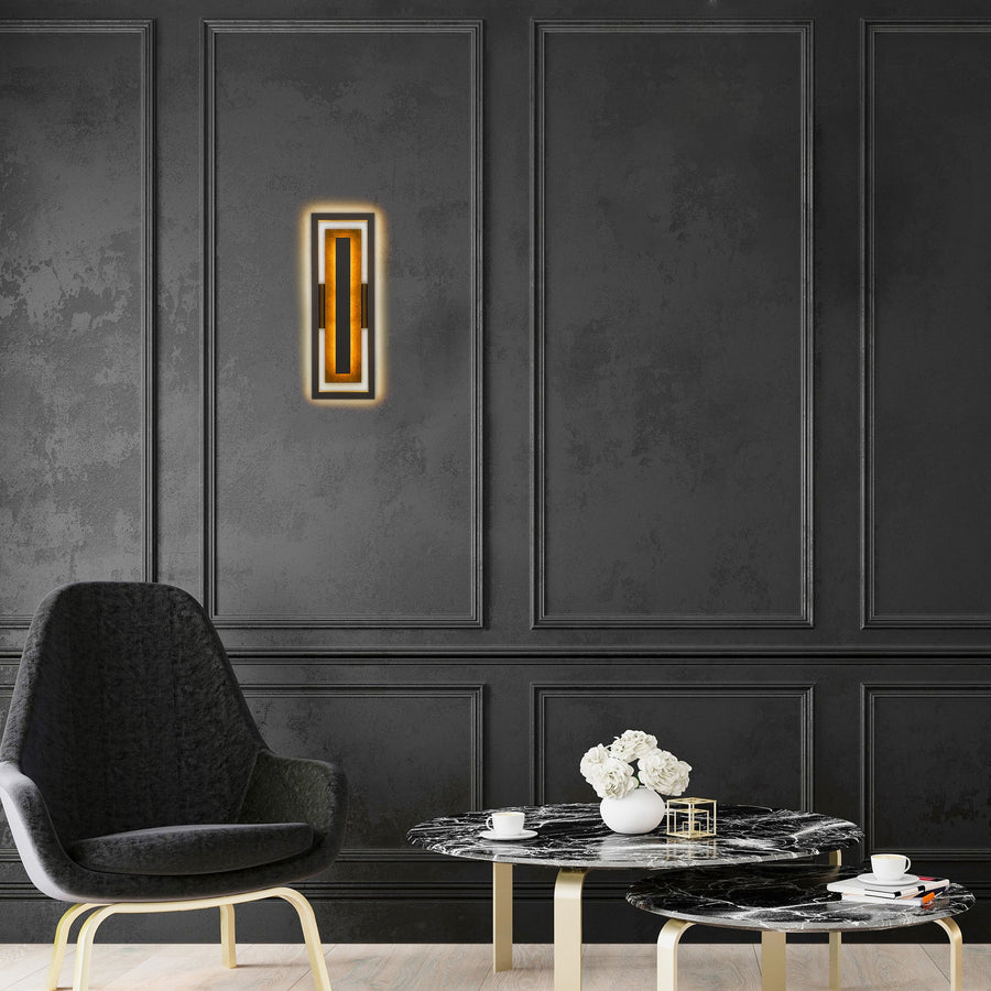 Panels Outdoor Wall Sconce