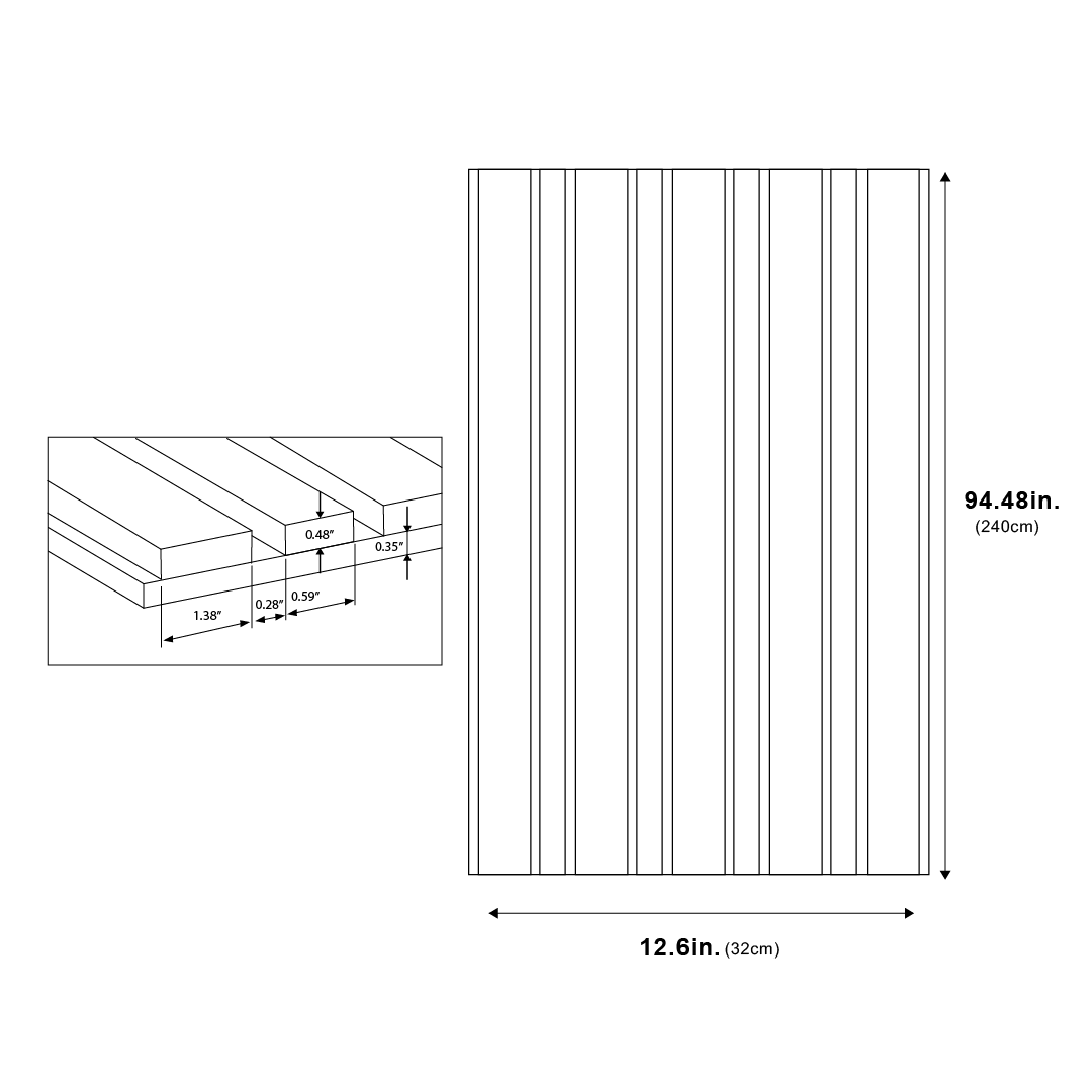 Acoustic SlimWide Panel