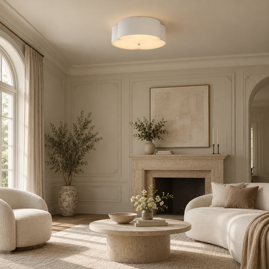 Adella 14-in Flush Mount