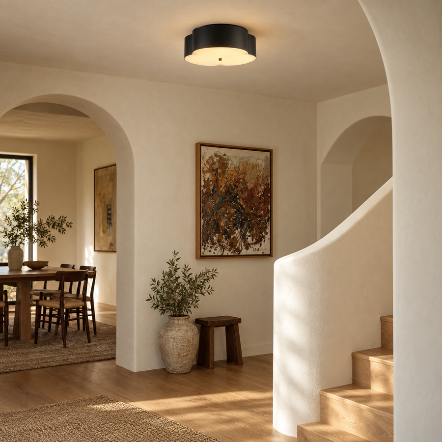 Adella 14-in Flush Mount