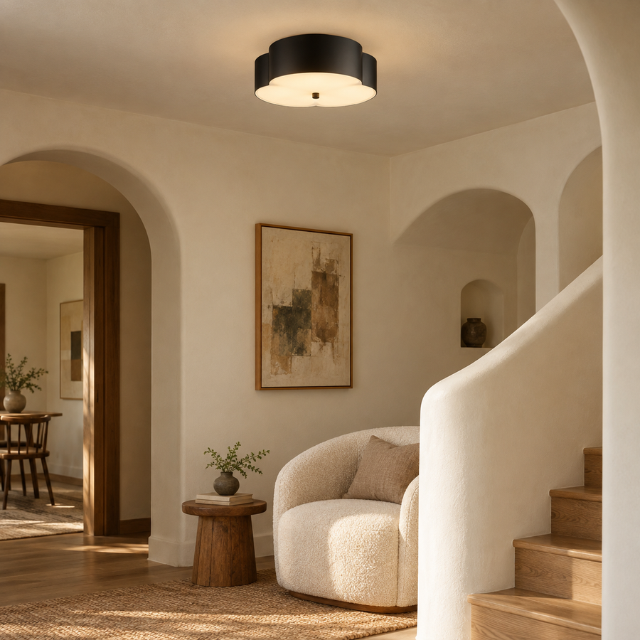 Adella 14-in Flush Mount