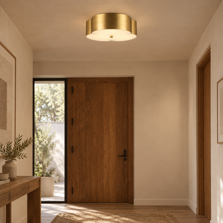 Adella 14-in Flush Mount