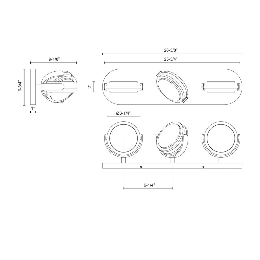 Blanco 26-in Vanity Light