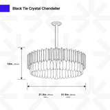 Luxurious Tie Chandelier