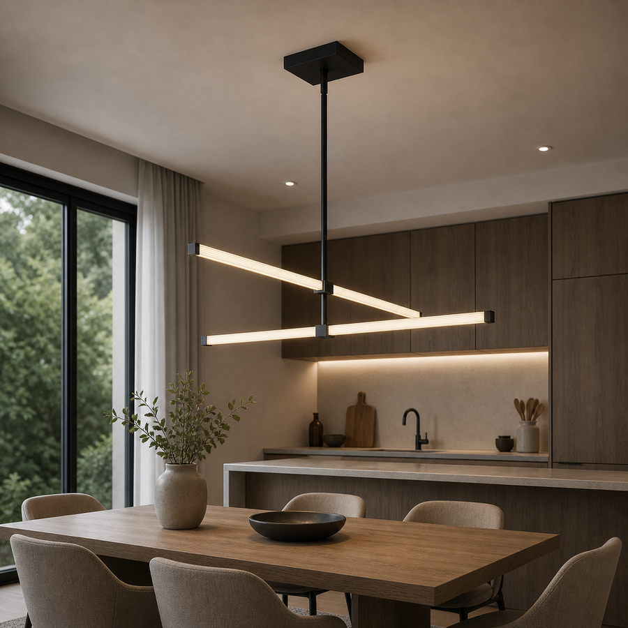 Blade 32-in Chandelier