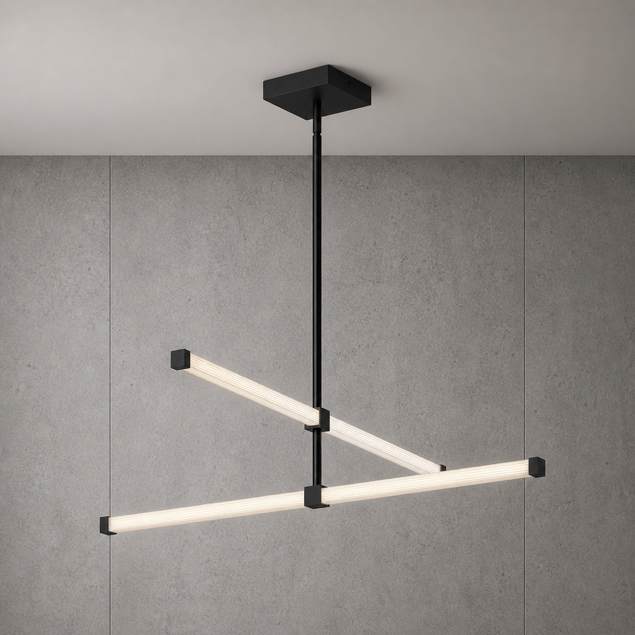 Blade 32-in Chandelier