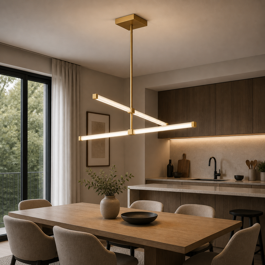 Blade 32-in Chandelier