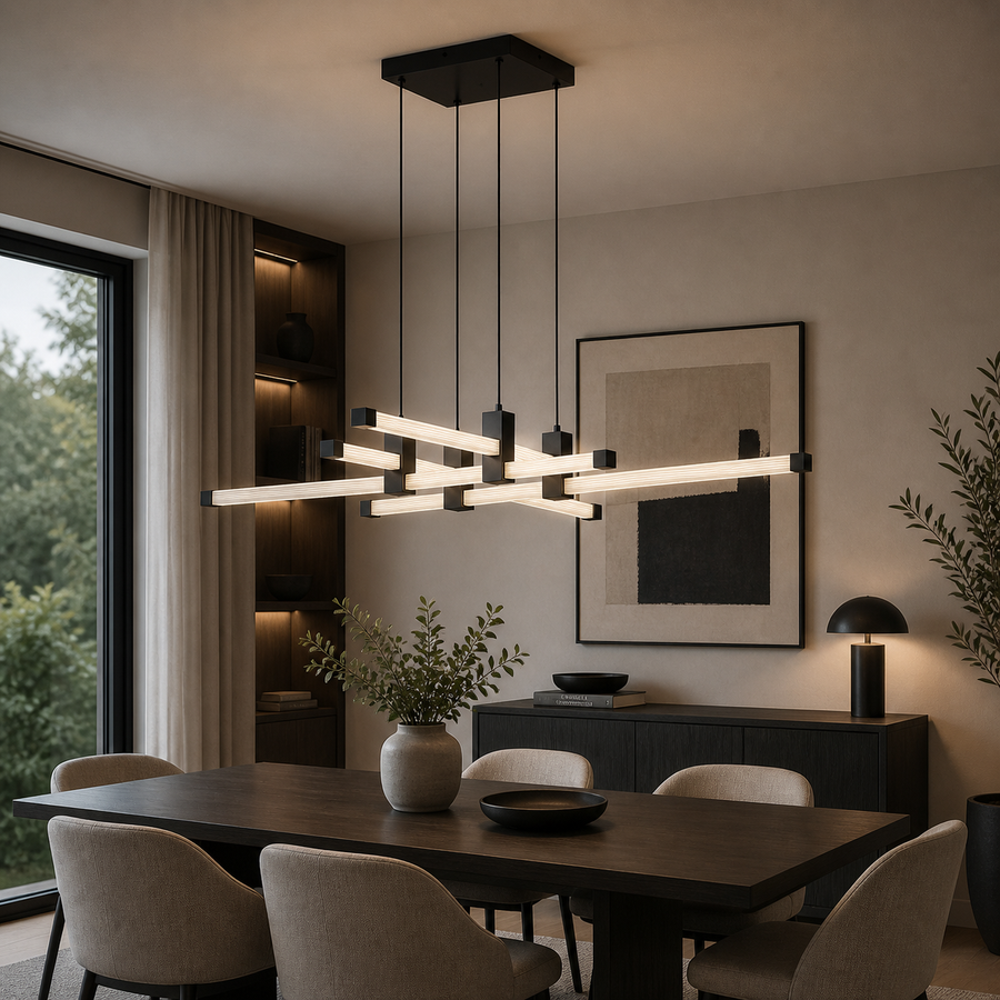 Blade 34-in Chandelier