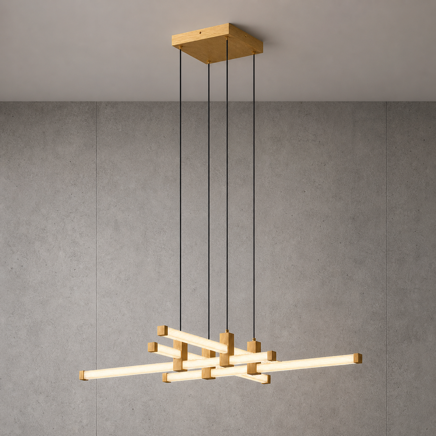 Blade 34-in Chandelier