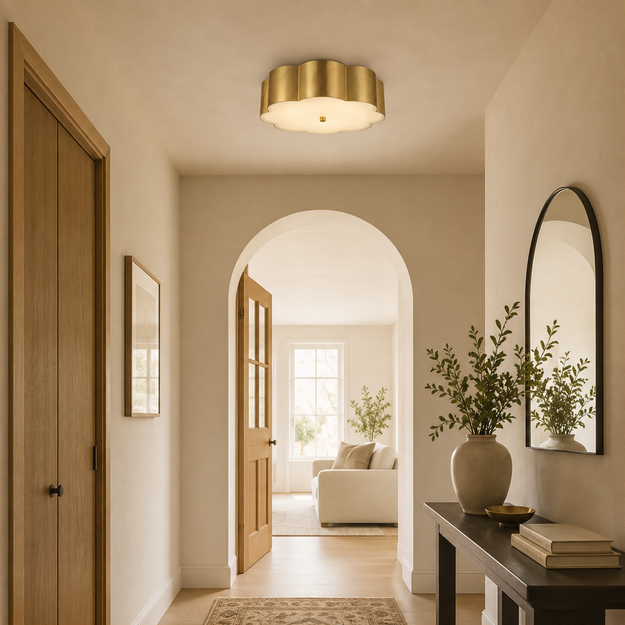 Blossom 14-in Flush Mount