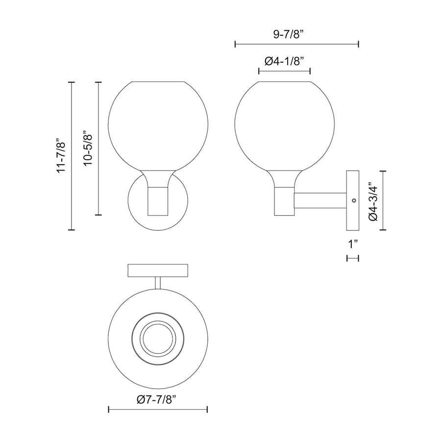 Castilla 8-in Vanity Light