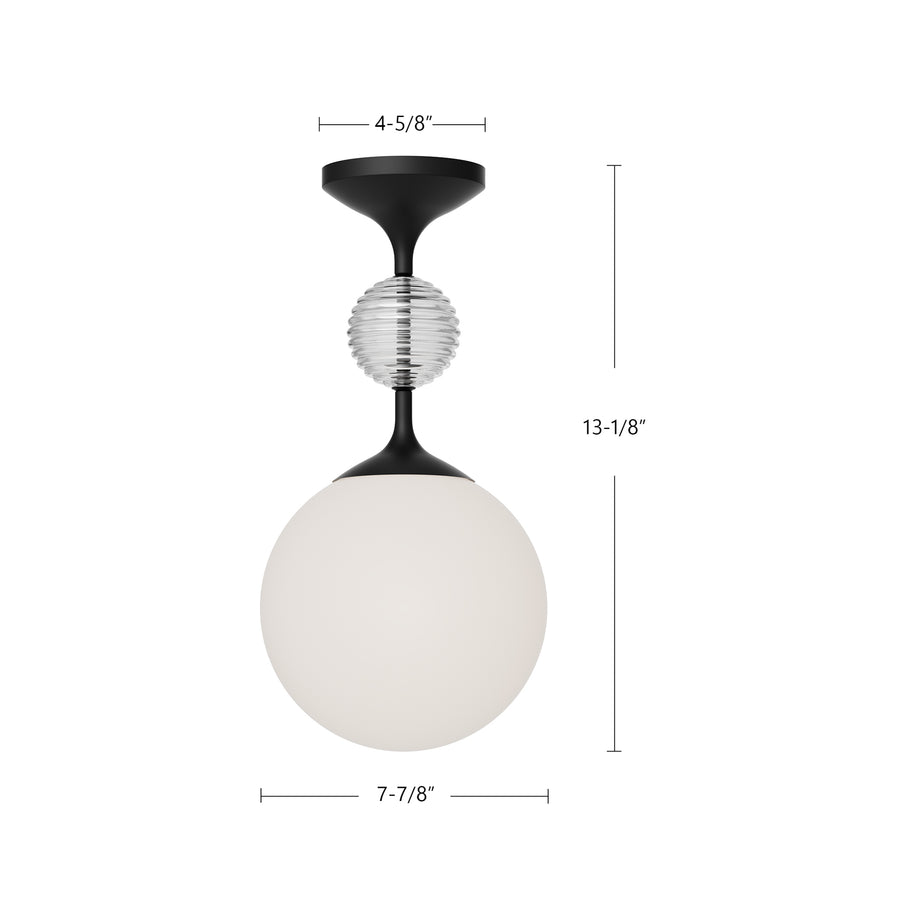 Celia 8-in Flush Mount