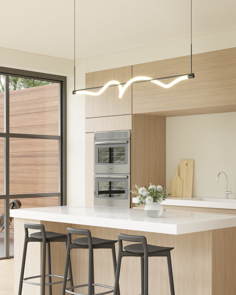 Cursive 54" Linear Pendant