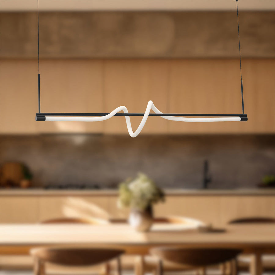 Cursive 54" Linear Pendant