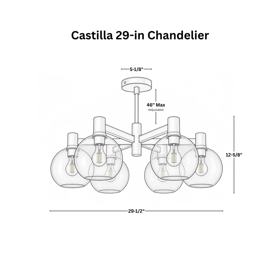 Castilla 29-in Chandelier