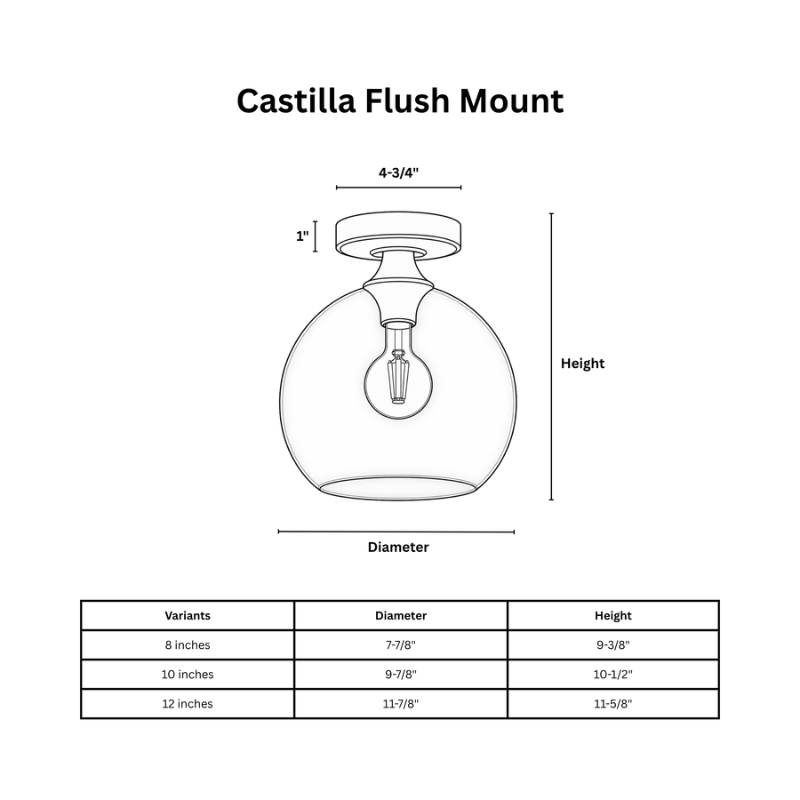 Castilla Flush Mount