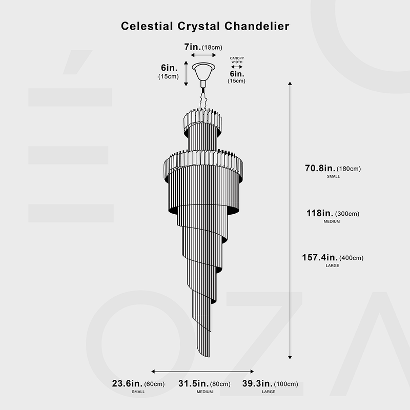 Celestial Crystal Chandelier