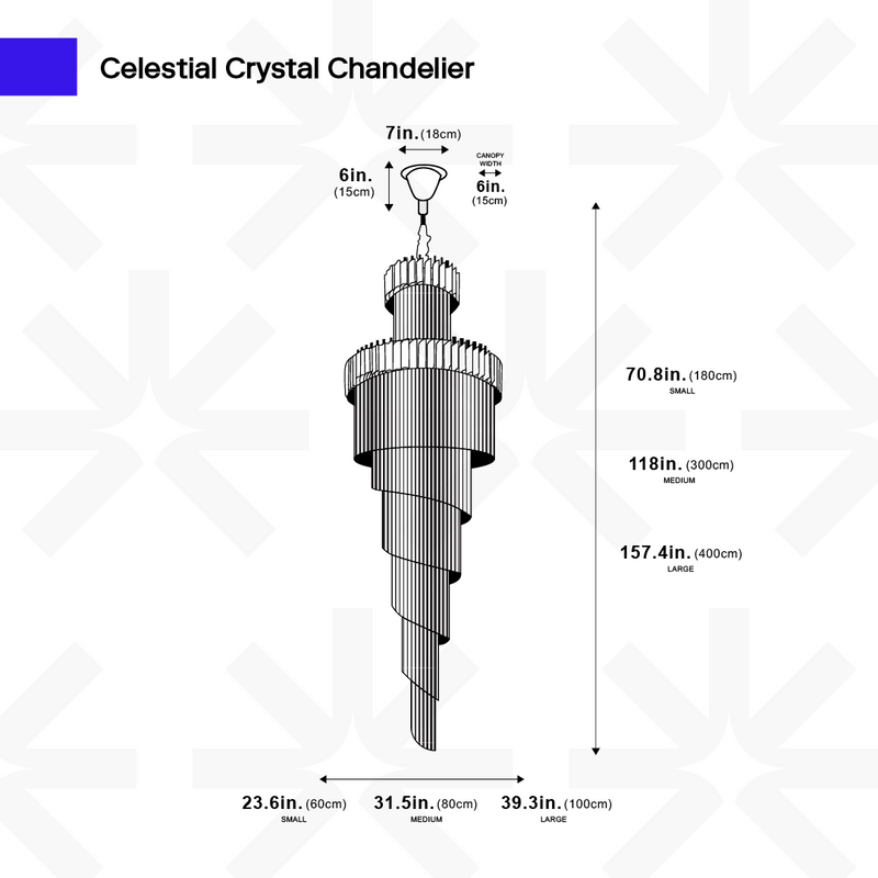 Celestial Crystal Chandelier