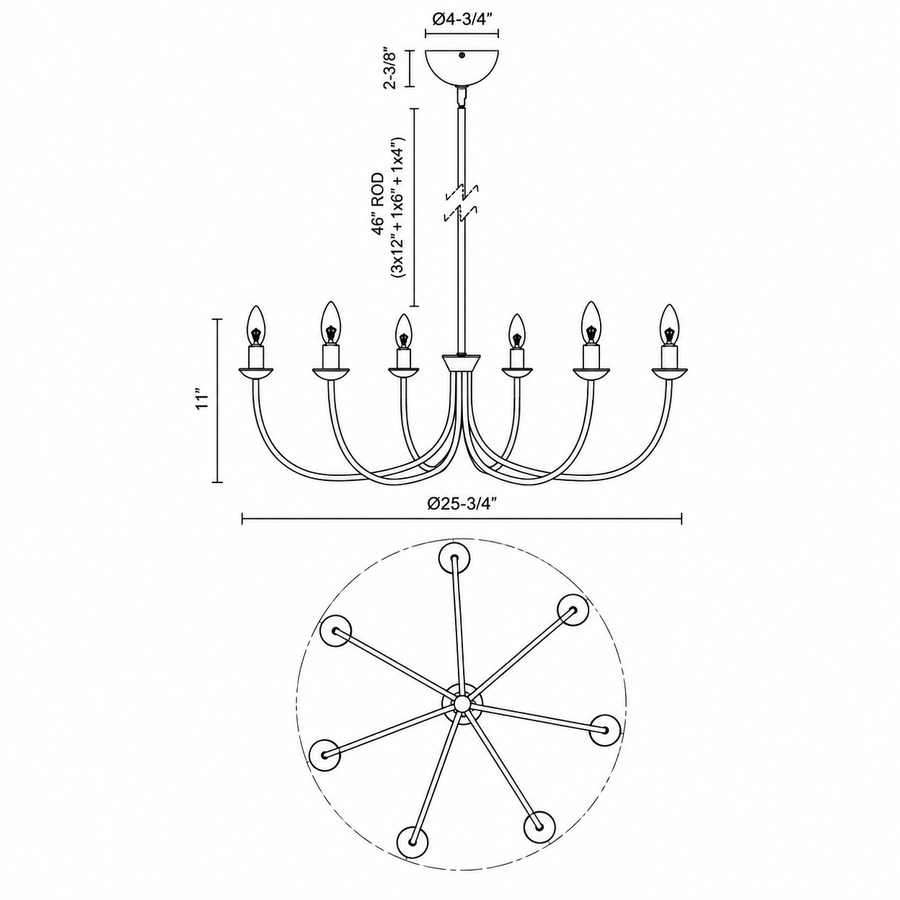Ember 26-in Chandelier