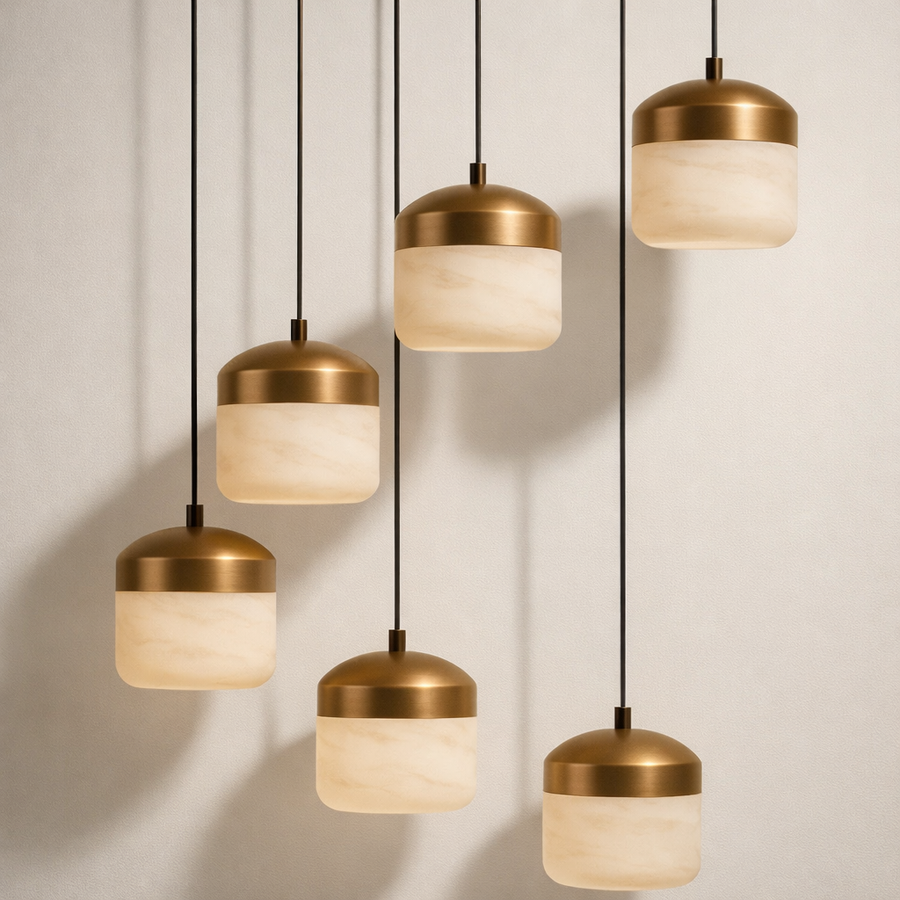Lumora Alabaster Pendant
