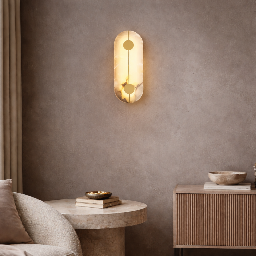 Helios Alabaster Lamp