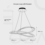 Circular Loop LED Pendant