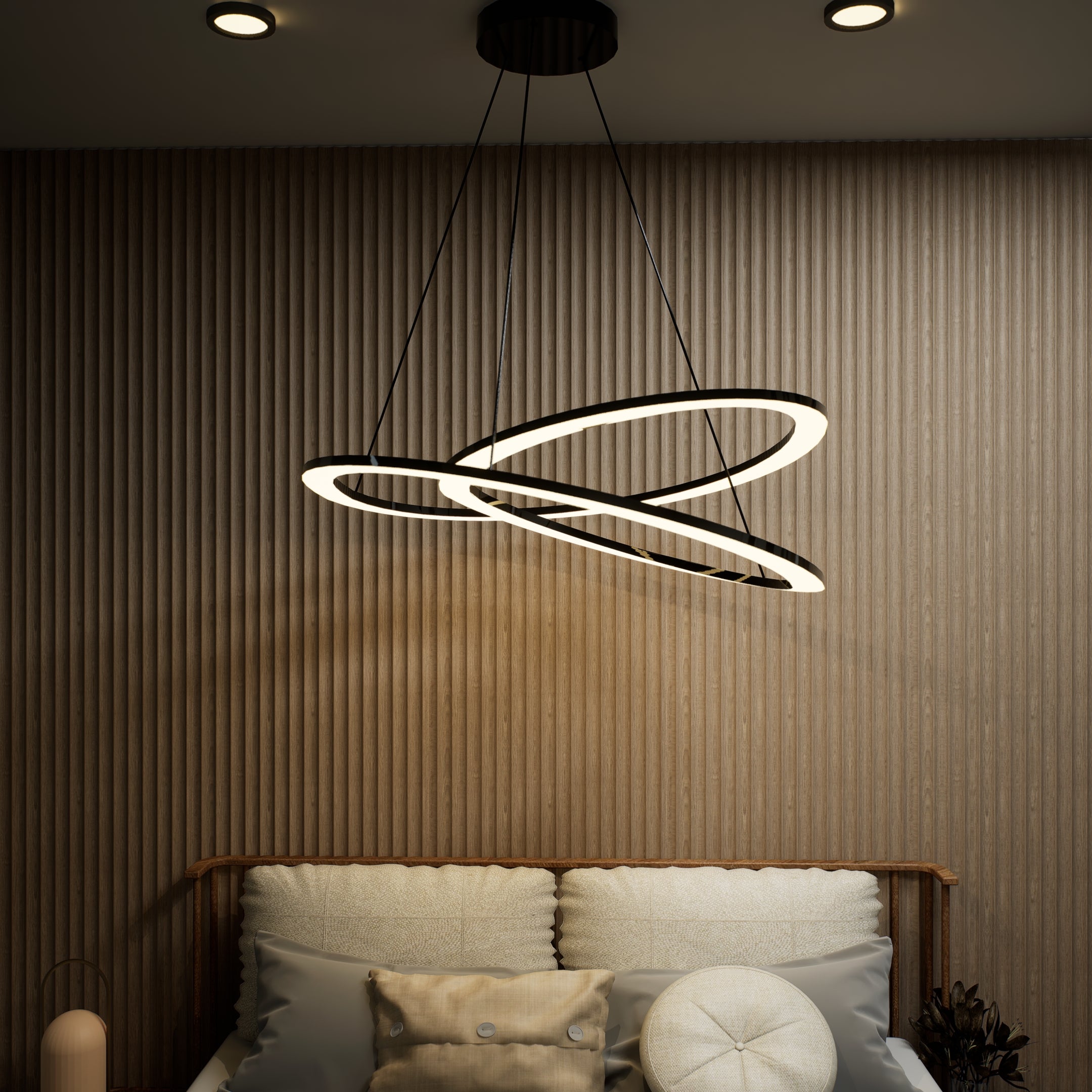 Decorate Led Loop Circular Loop LED Pendant