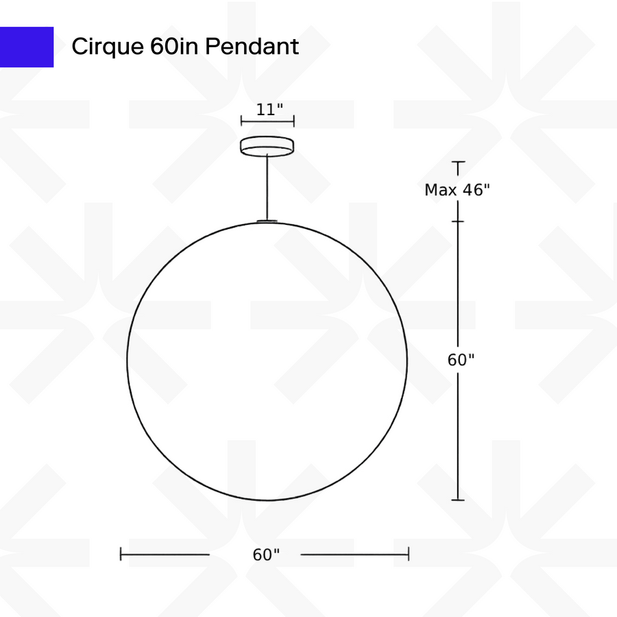 Cirque 60in Pendant