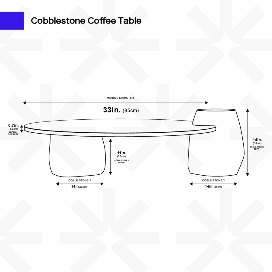 Cobblestone Coffee Table