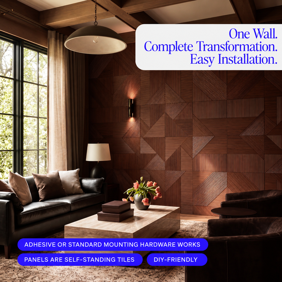 Modern Solid Wood Panel